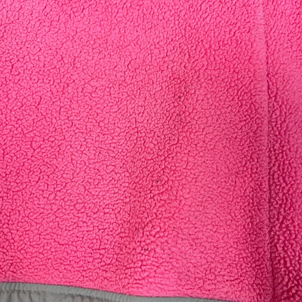North Face Jacket Kids Girls Large Pink Gray Winter Denali Polartec Fleece Youth